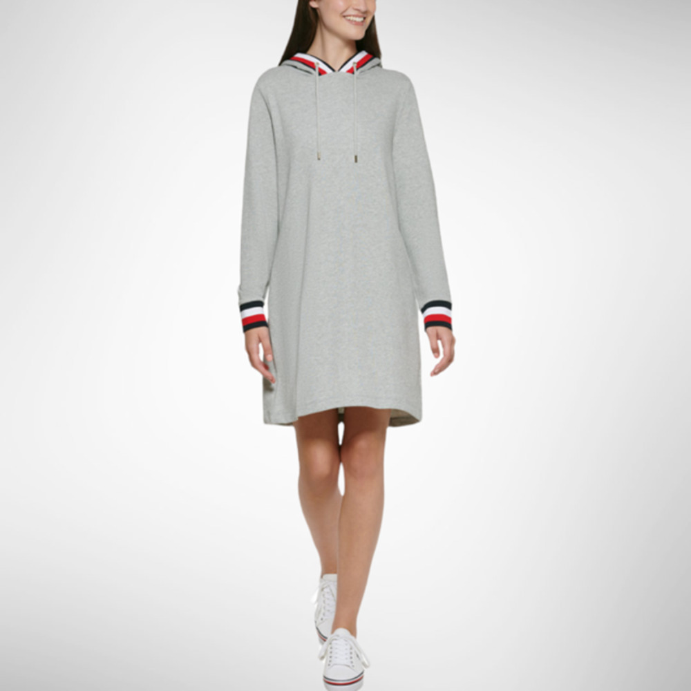Tommy Hilfiger Long Sleeve, hooded T-Shirt Dress